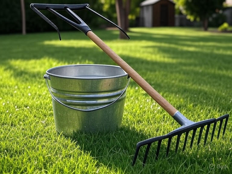 How to Adapt a 3-Point Lawn Rake to Your Bucket
