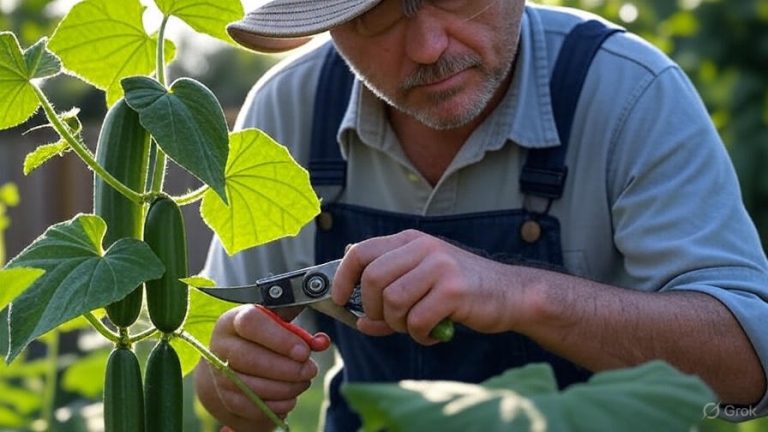 how to prune a cucumber plant