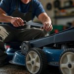 how to sharpen lawn mower blades