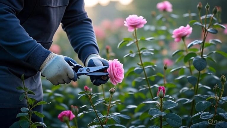 how & when to prune roses