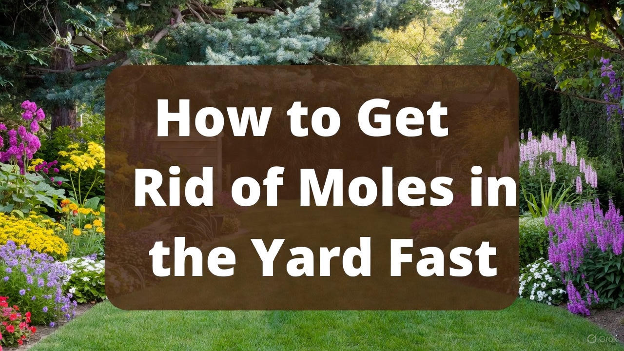 How to Get Rid of Moles in Your Yard Fast