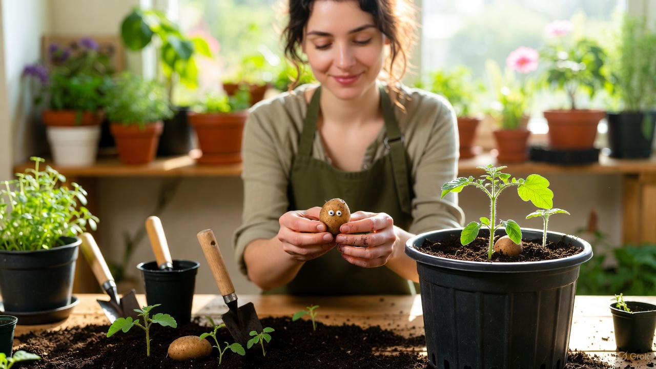 How to Grow Potatoes in a Container