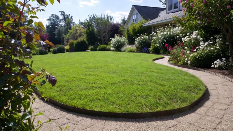 how to edge a lawn