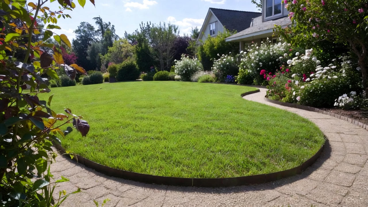 how to edge a lawn