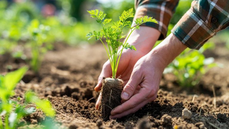 how to plant carrot plants