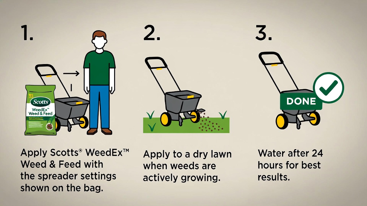 How to Apply Scott's Weed and Feed