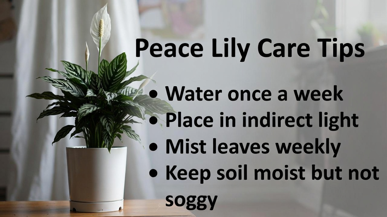 How to Care for a Peace Lily