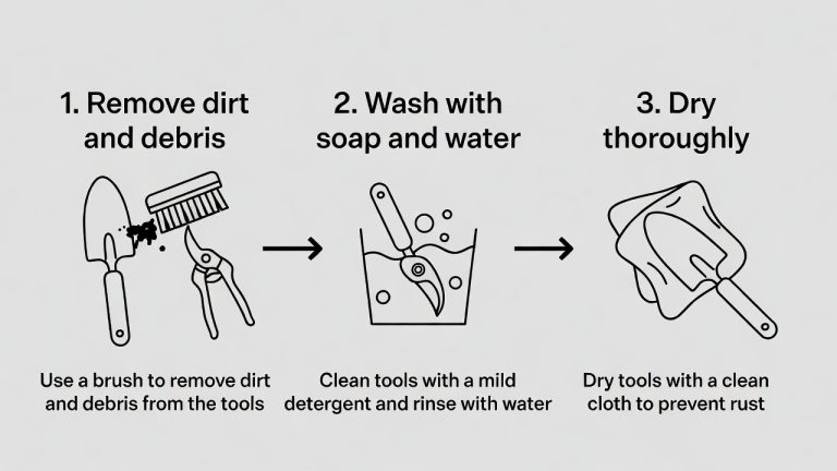 How to Clean Garden Tools
