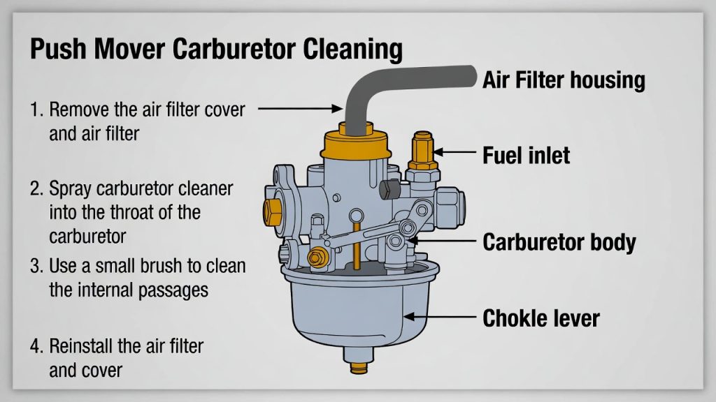 How to Clean Push Mower Carburetor? | Garden Cure