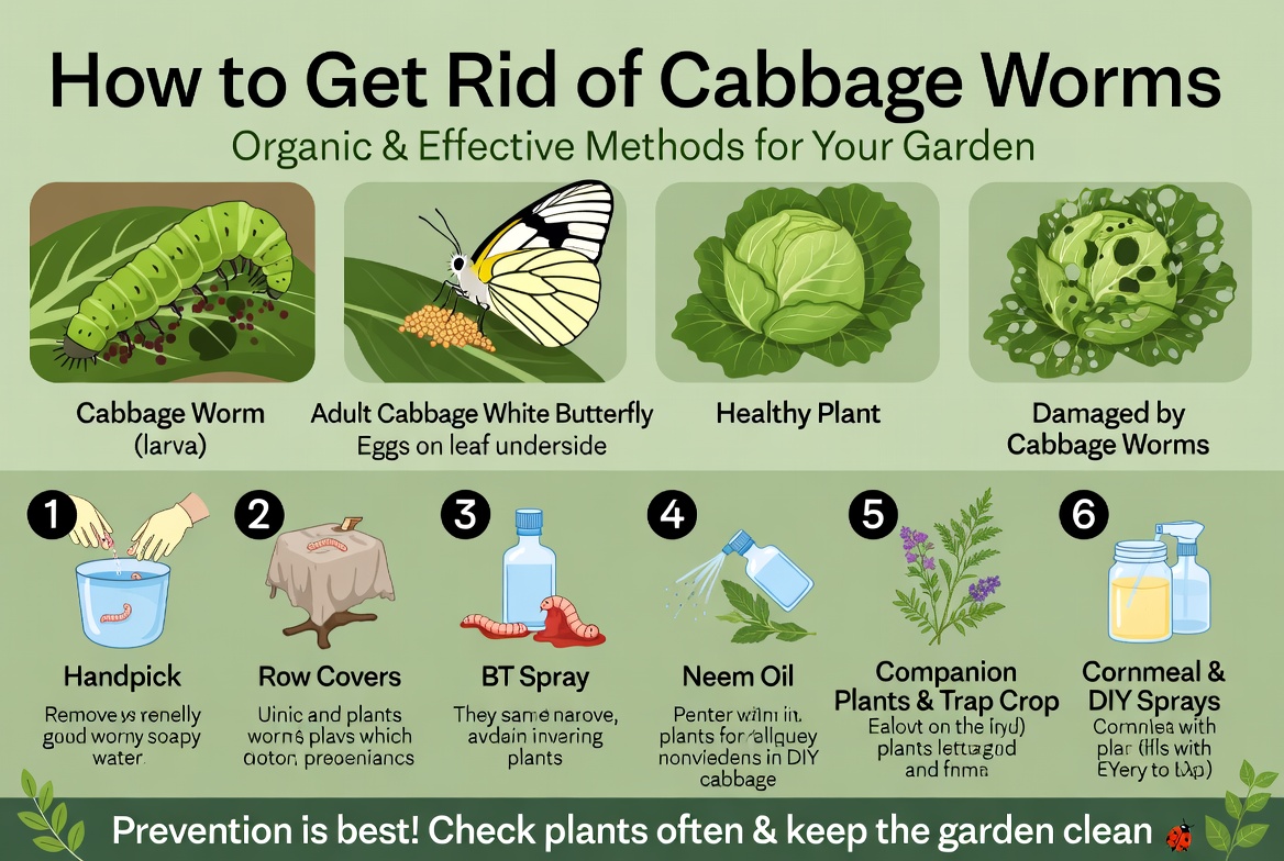 How to Get Rid of Cabbage Worms