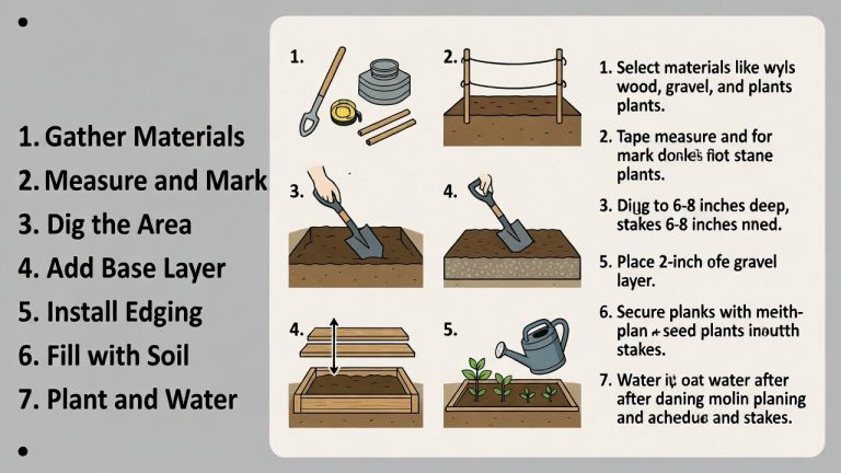 how to build a garden bed