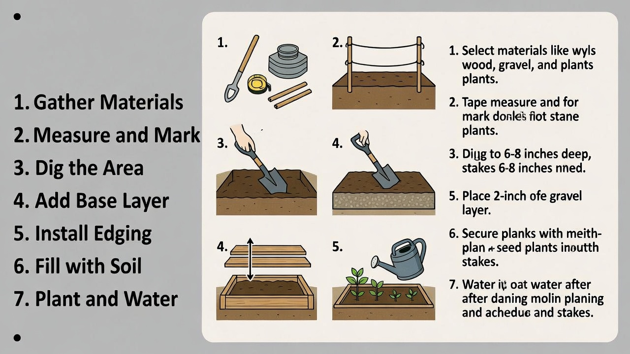 how to build a garden bed