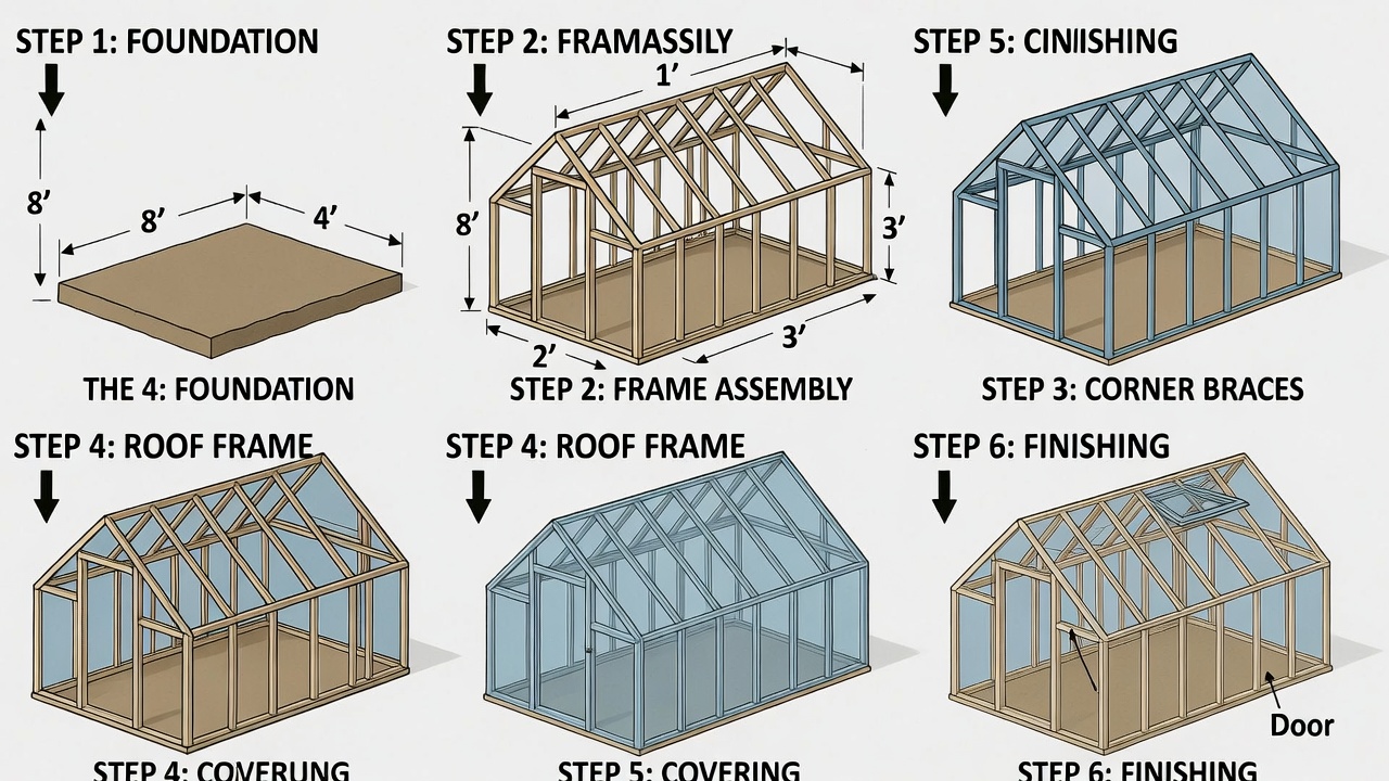 how to build a greenhouse
