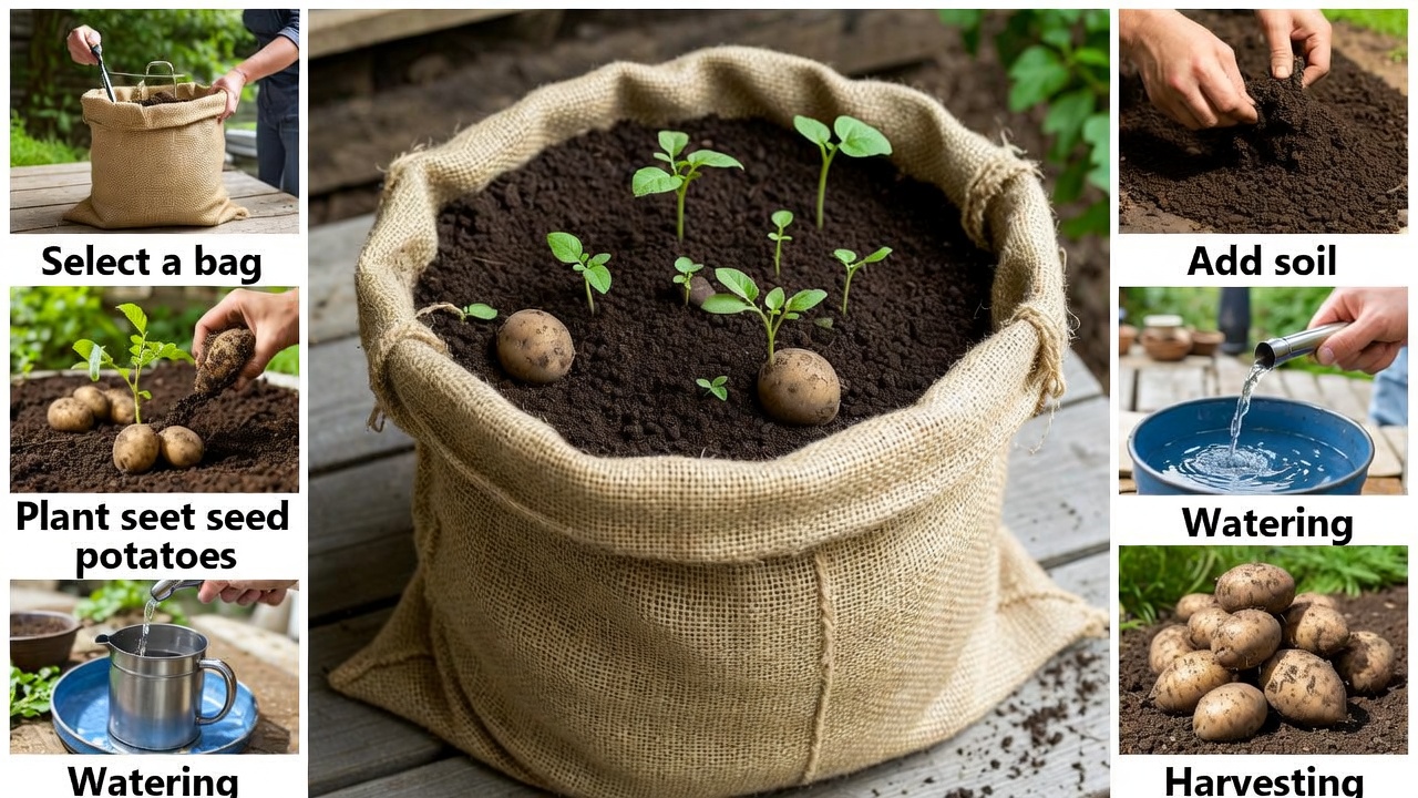 how to grow potatoes in a bag