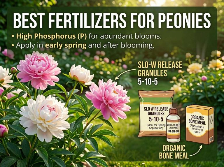 Best Fertilizers for Peonies