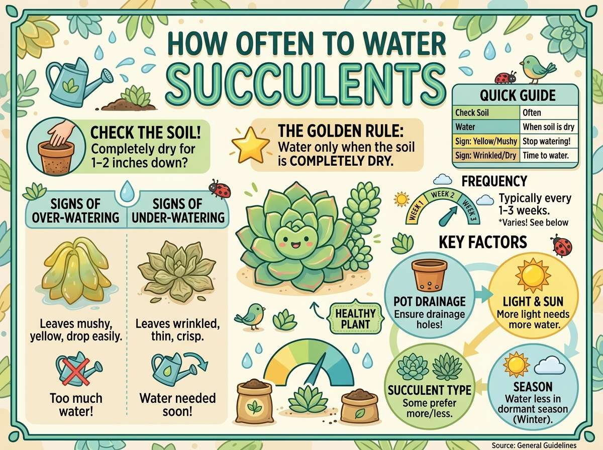 How Often to Water Succulents