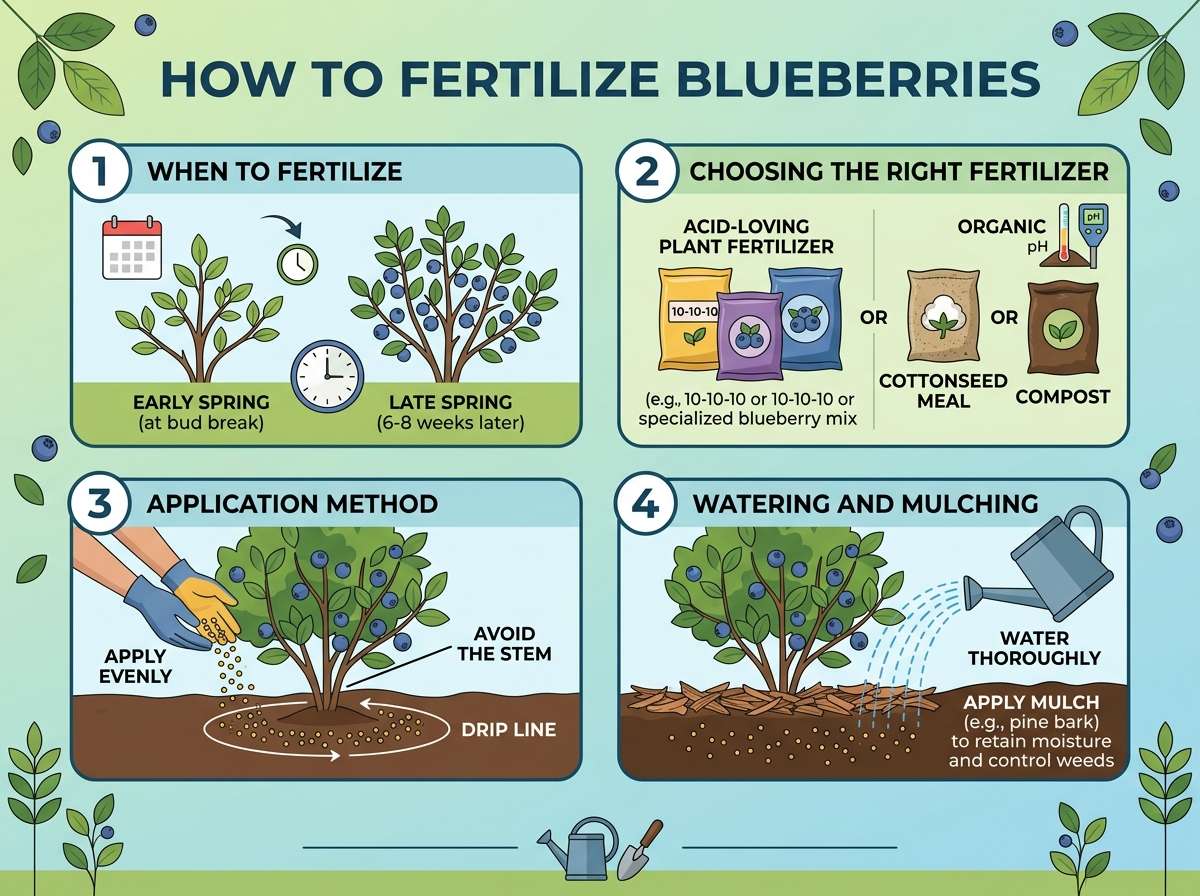 How to Fertilize Blueberries