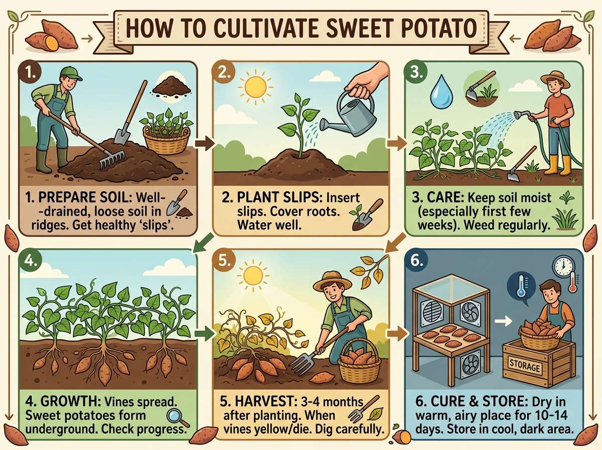 How to Grow Sweet Potatoes