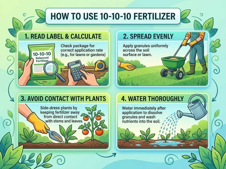 How to Use 10-10-10 Fertilizer