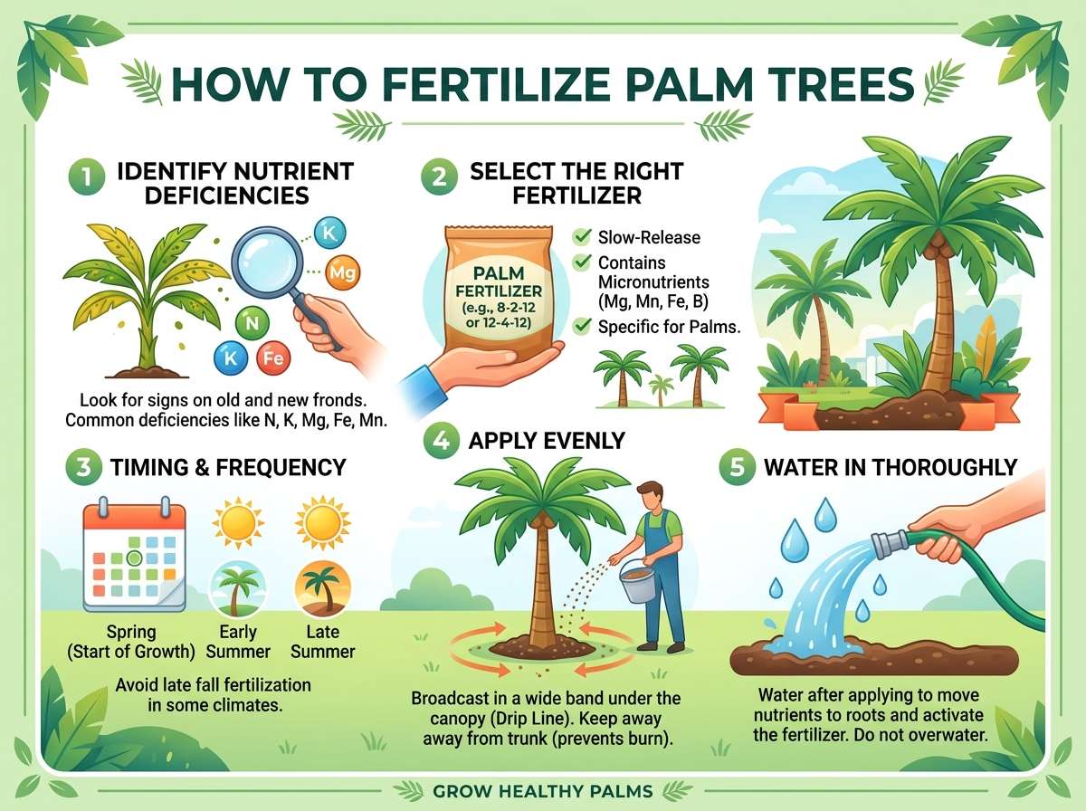 How to Fertilize Palm Trees