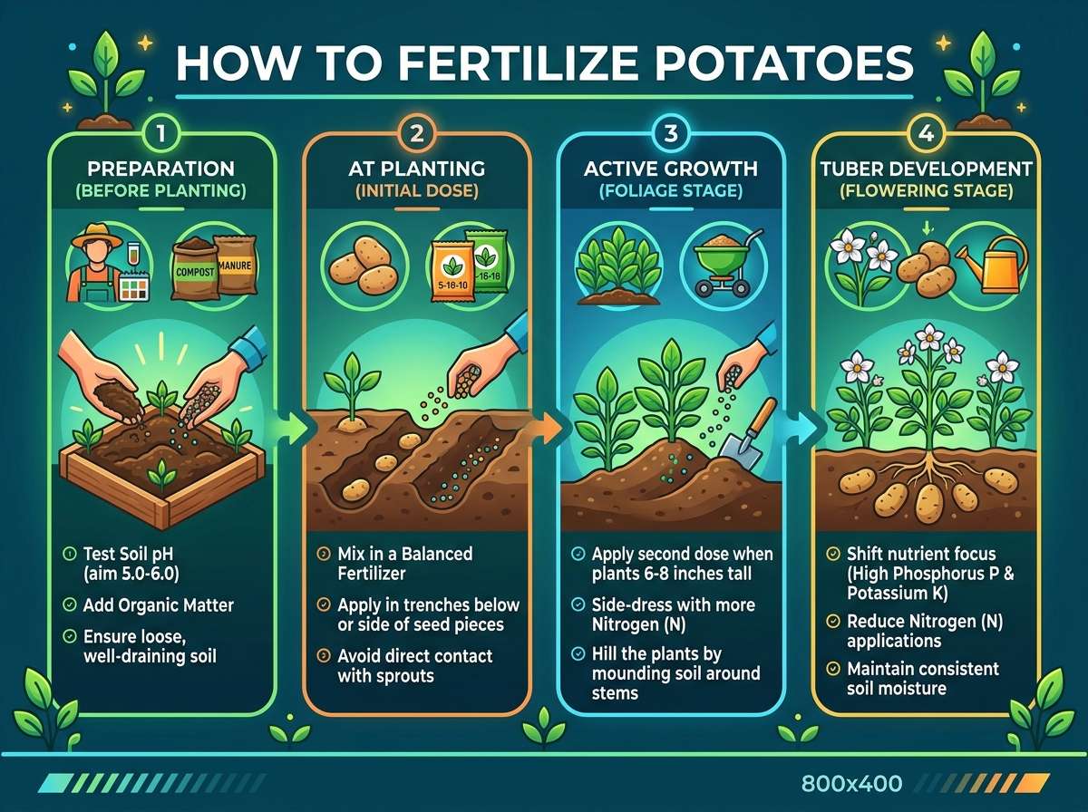 How to Fertilize Potatoes