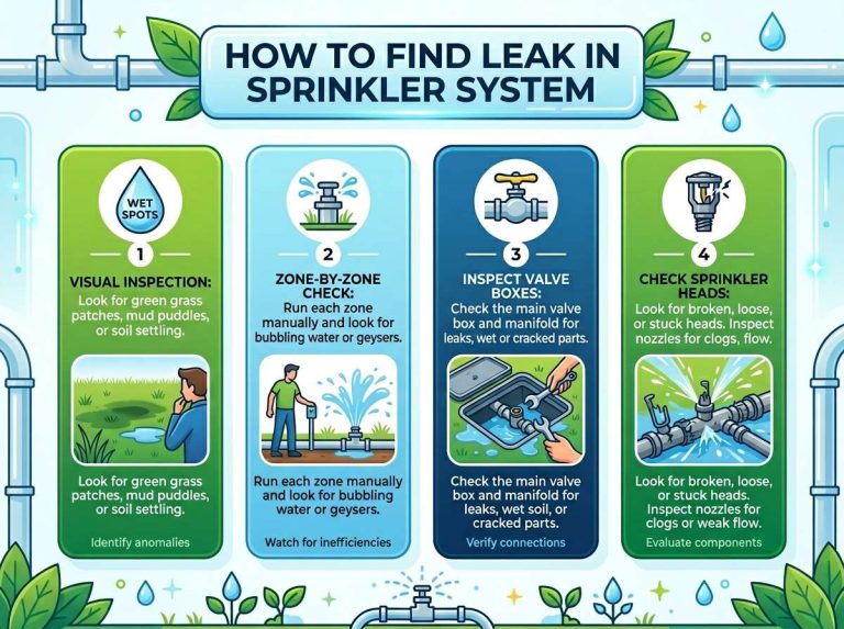 How to Find a Leak in Your Sprinkler System
