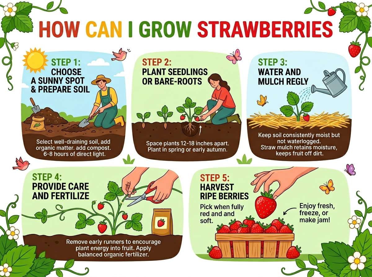 How to Grow Strawberries