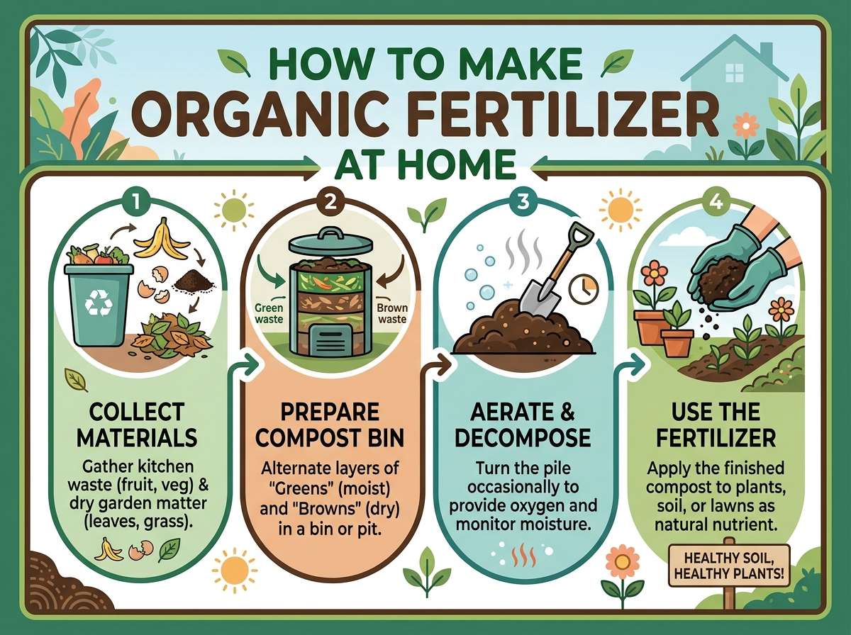 How to Make Organic Fertilizer at Home
