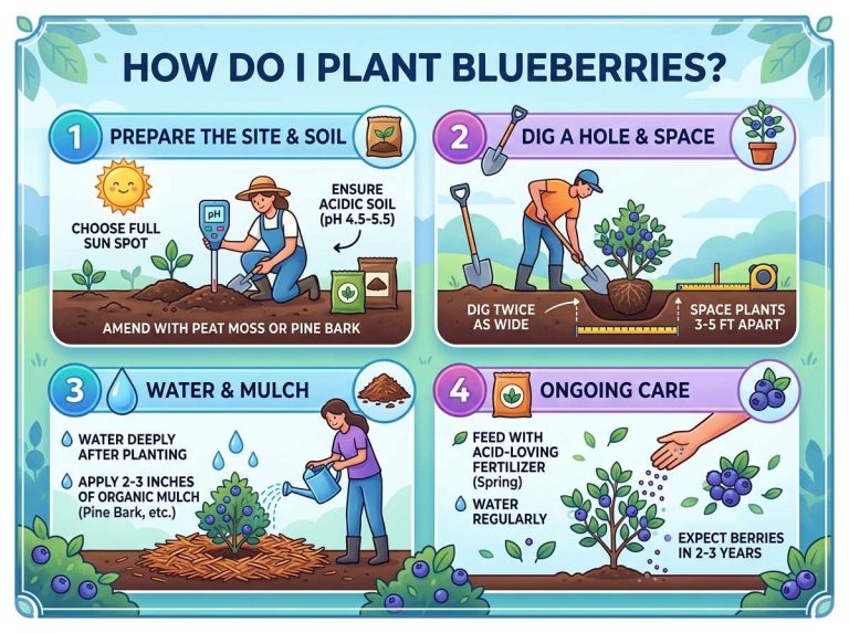 How to Plant Blueberries