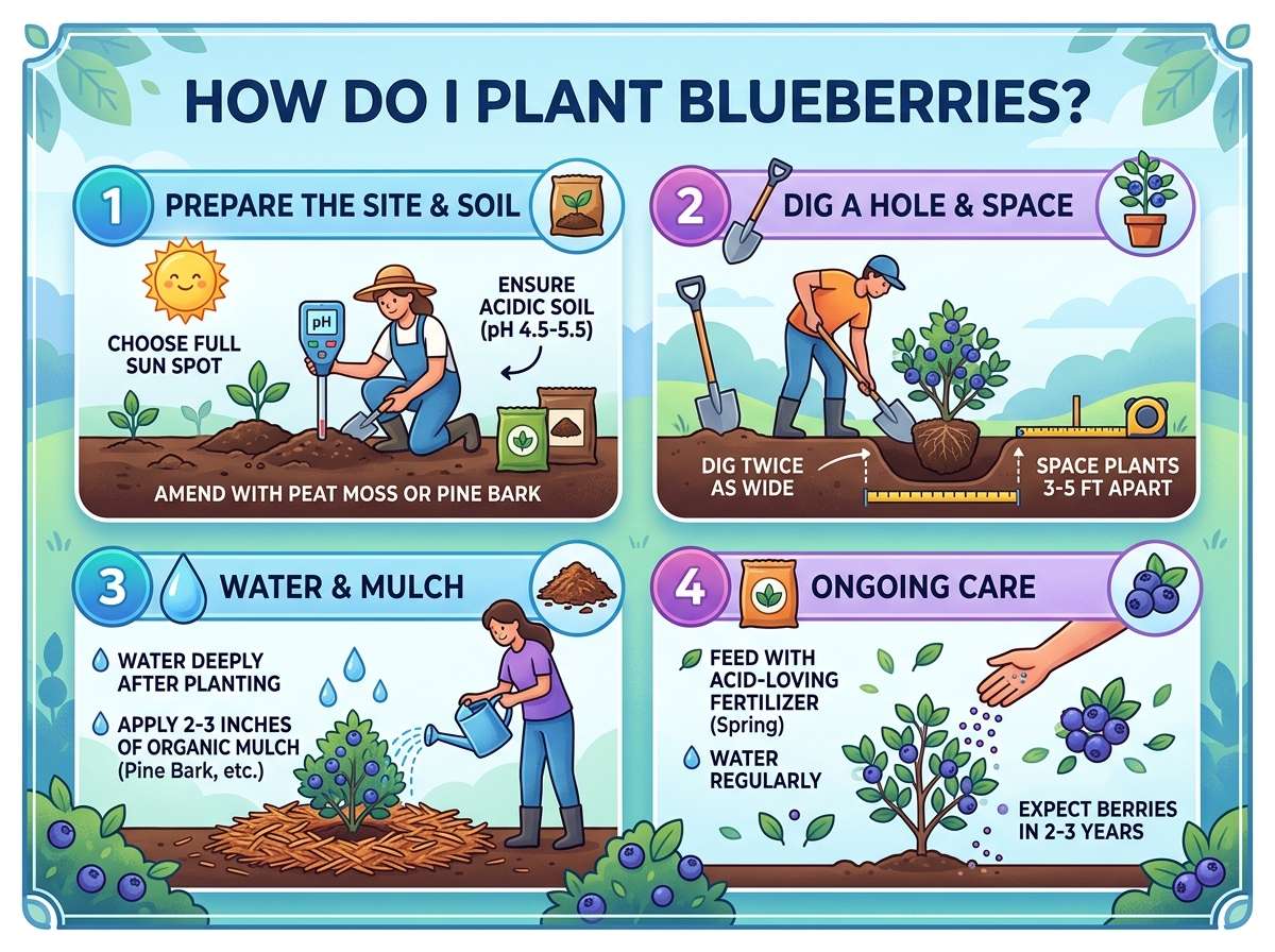 How to Plant Blueberries