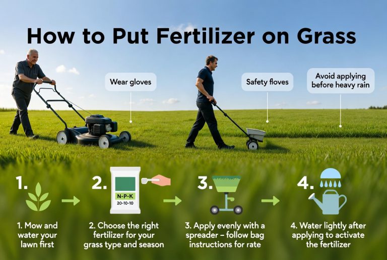 How to Put Fertilizer on Grass