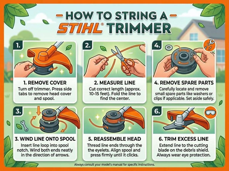 How to String a STIHL Trimmer