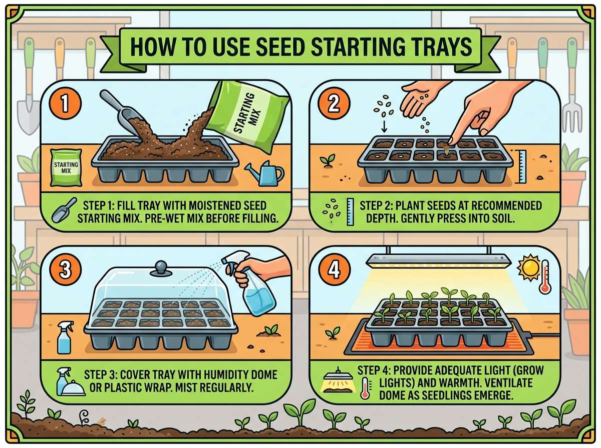 How to Use Seed Starting Trays