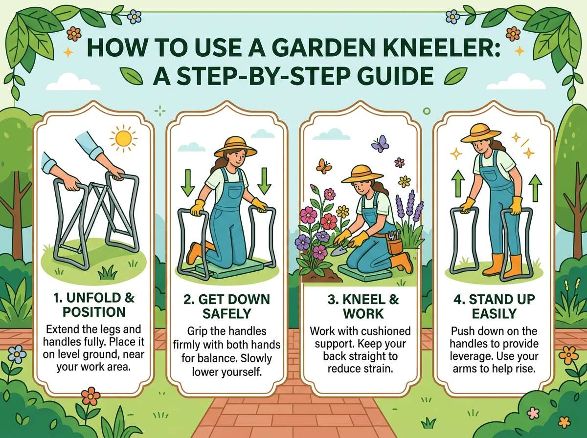 How to Use a Garden Kneeler