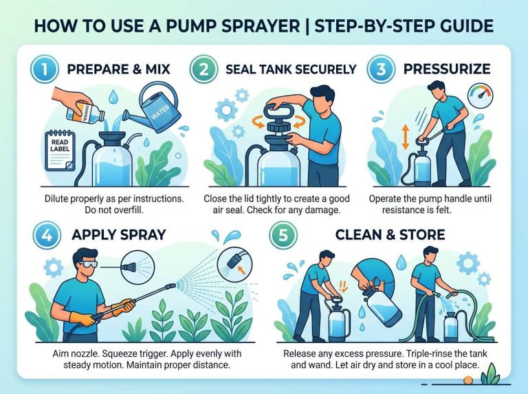 How to Use a Pump Sprayer
