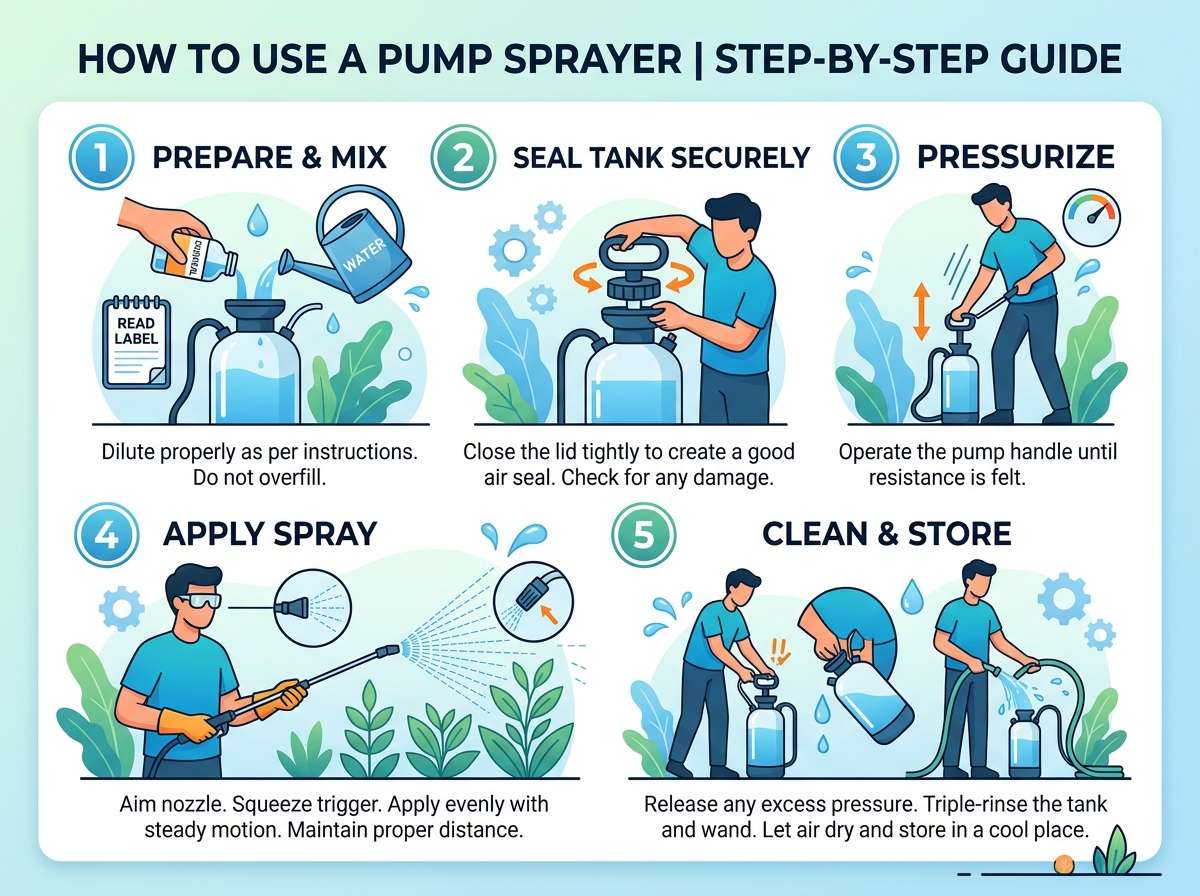 How to Use a Pump Sprayer