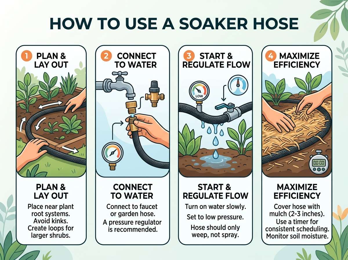 How to Use a Soaker Hose