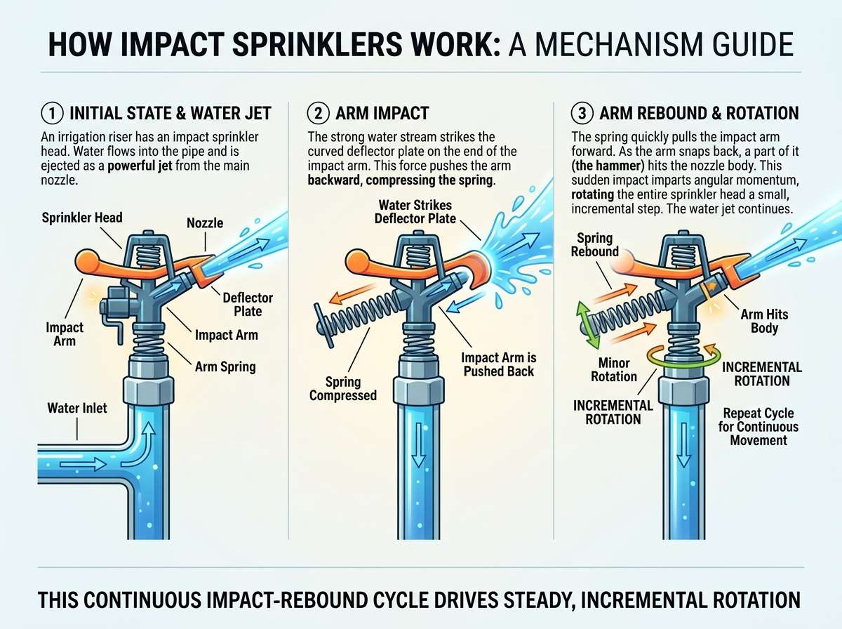 How Impact Sprinklers Work