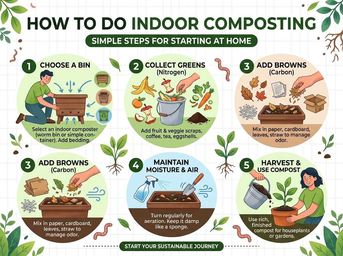 How to Do Indoor Composting