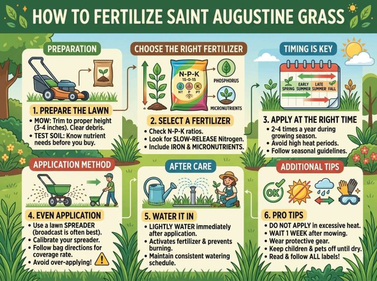 How to Fertilize Saint Augustine Grass