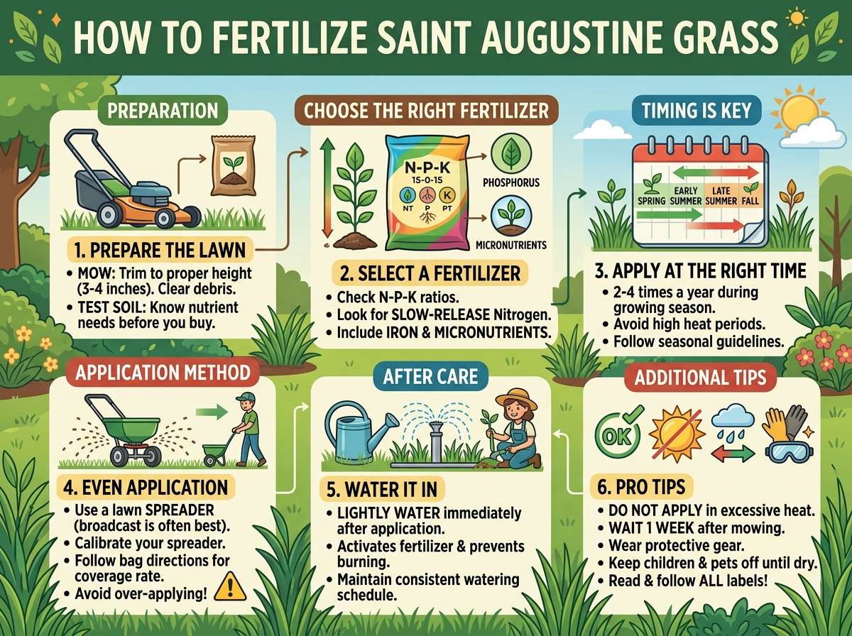 How to Fertilize Saint Augustine Grass