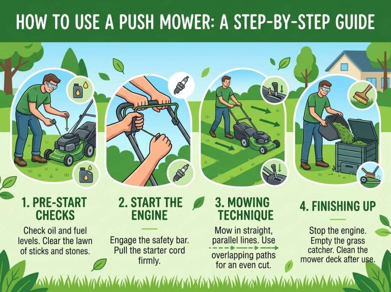 How to Use a Push Mower
