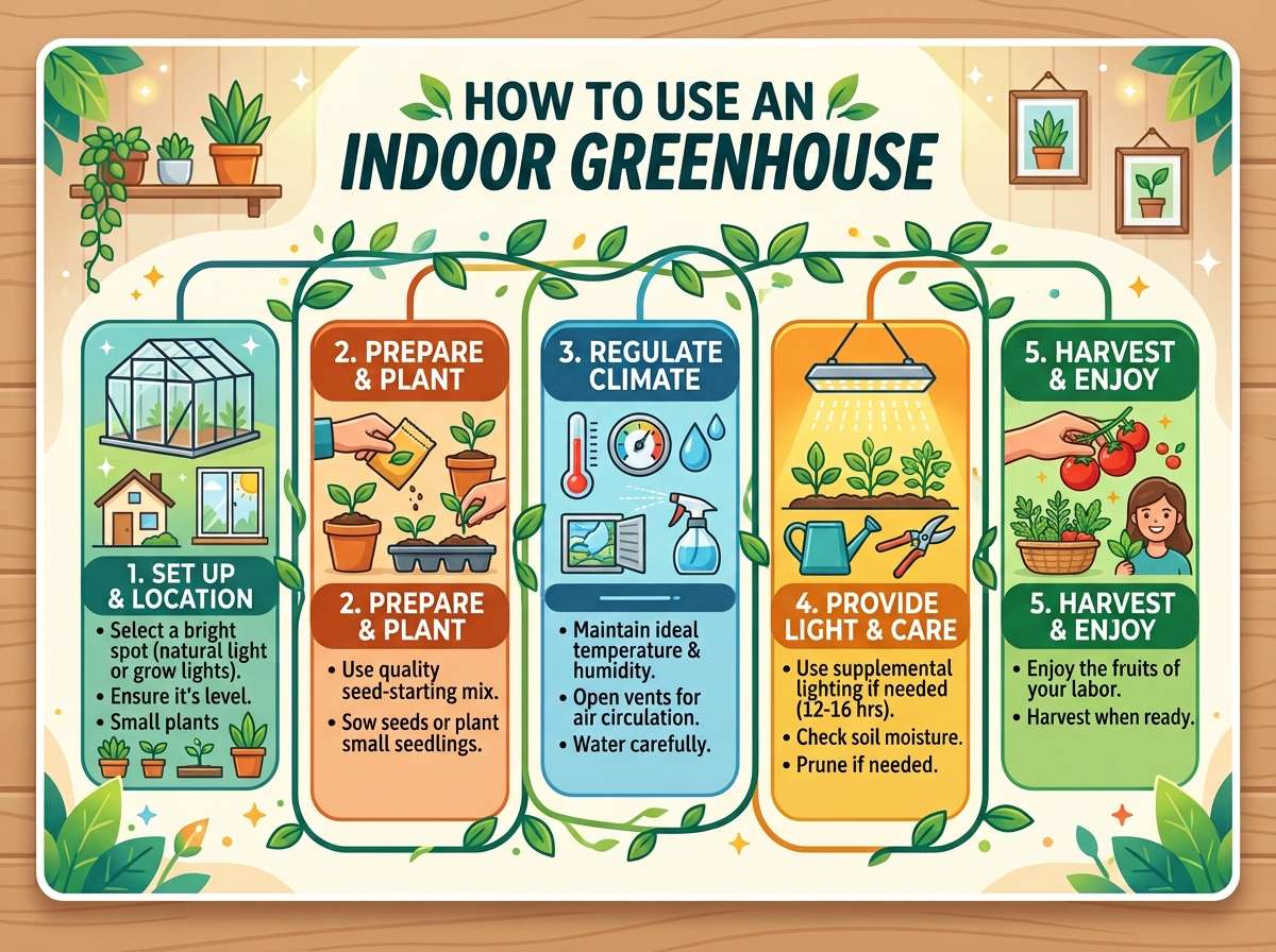 How to Use an Indoor Greenhouse