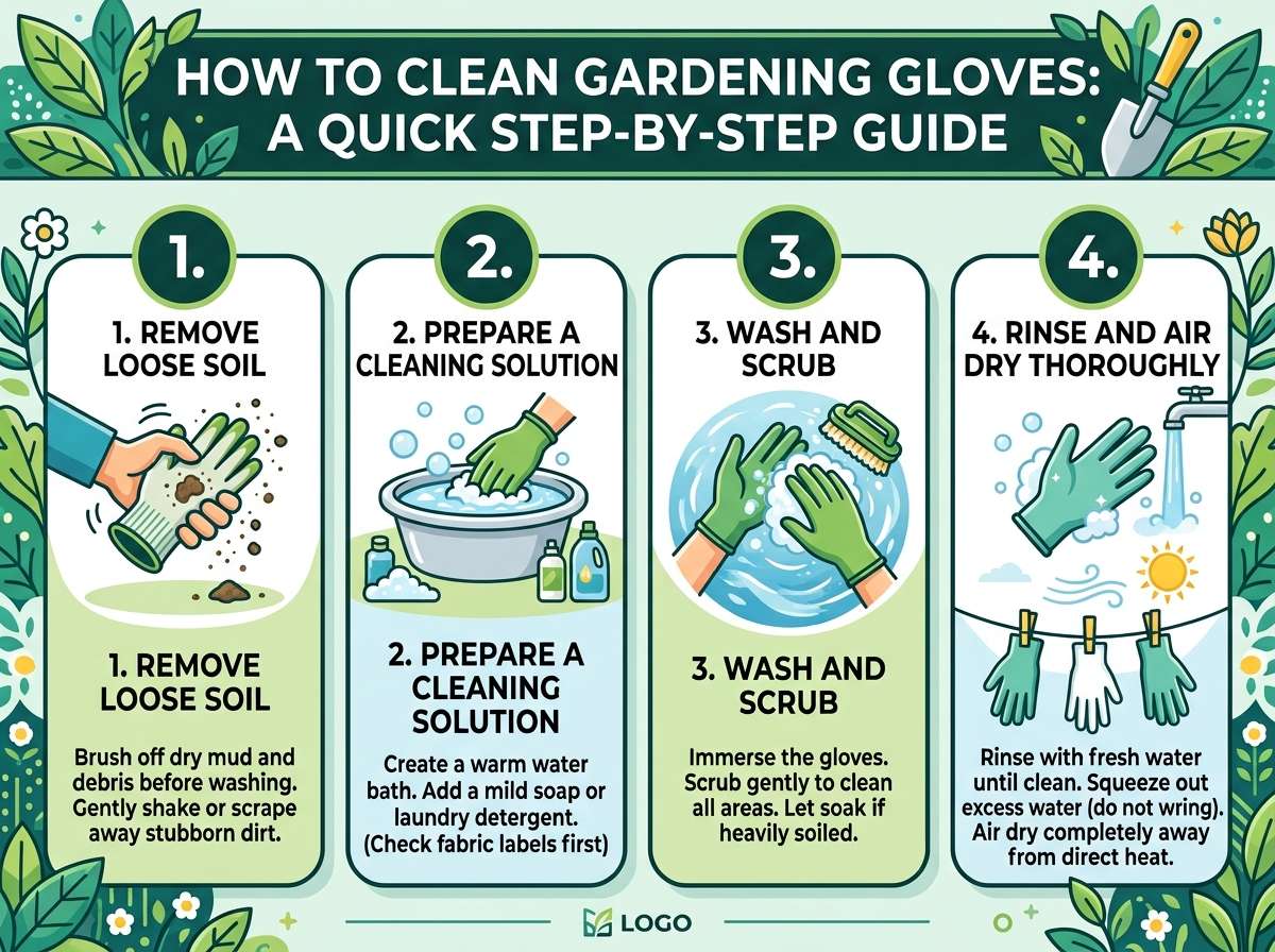 How to Clean Gardening Gloves
