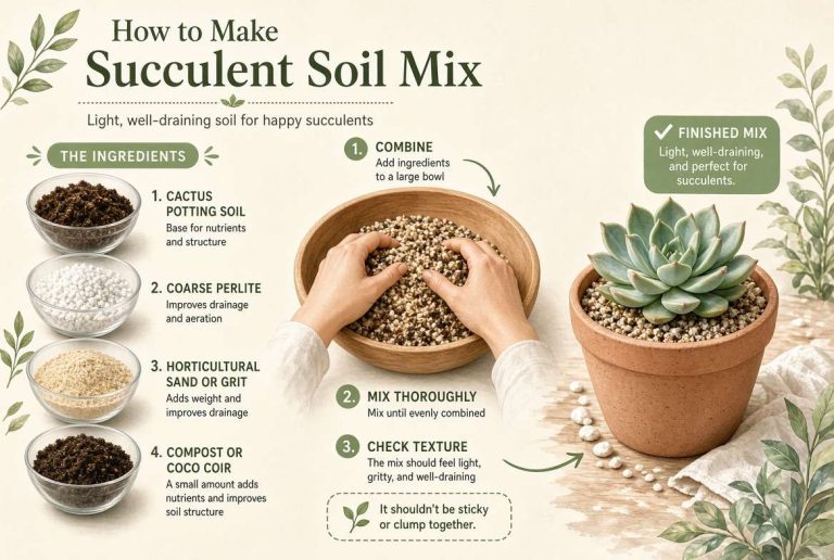 How to Make Succulent Soil Mix