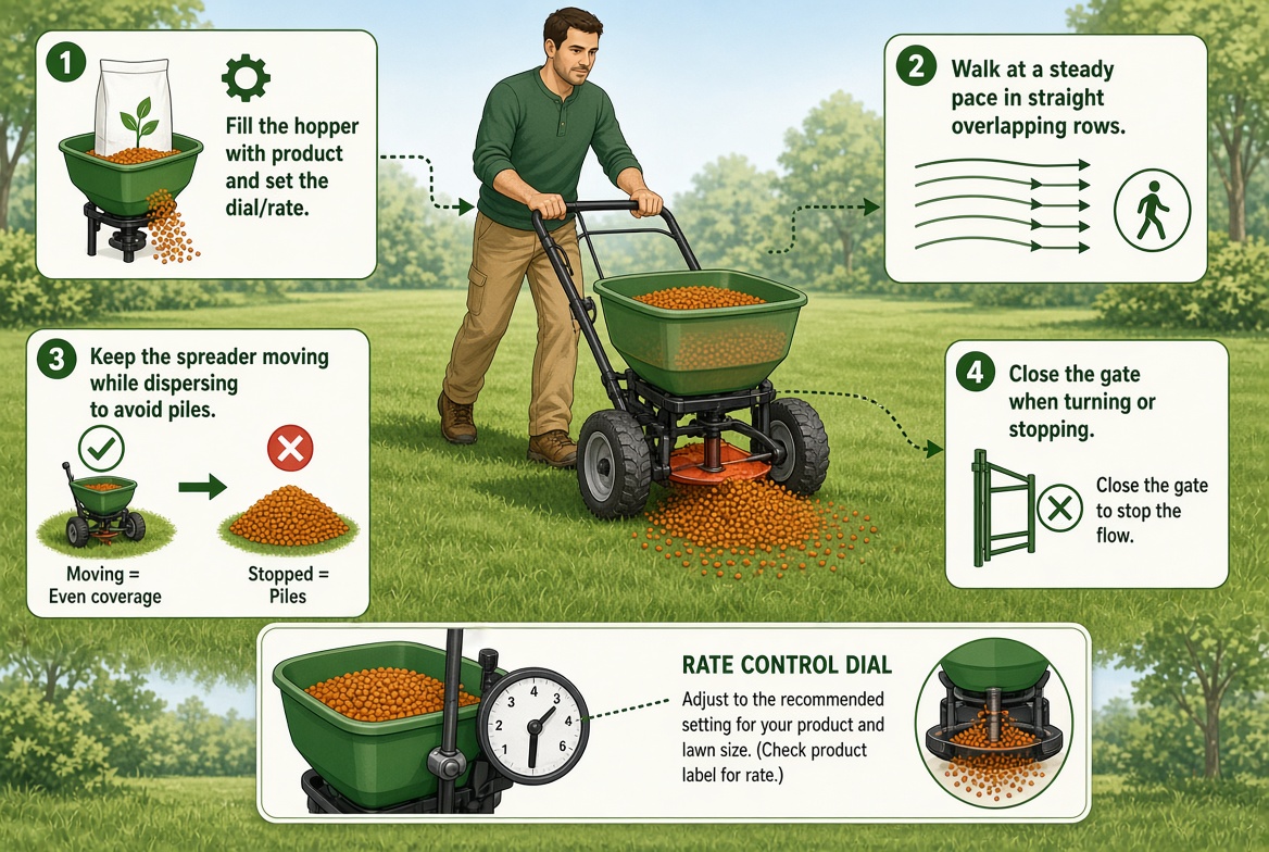 How to Use a Broadcast Spreader