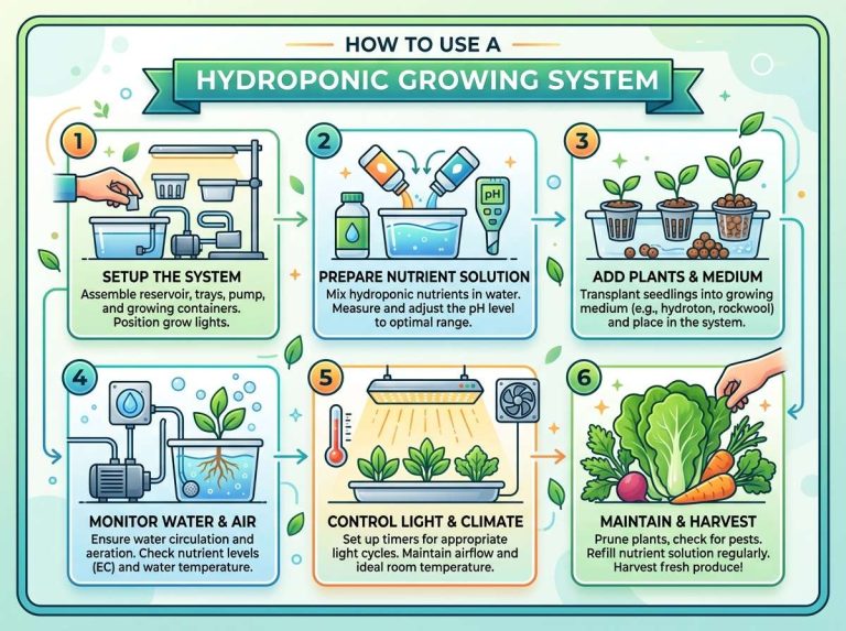 How to Use a Hydroponic Growing System
