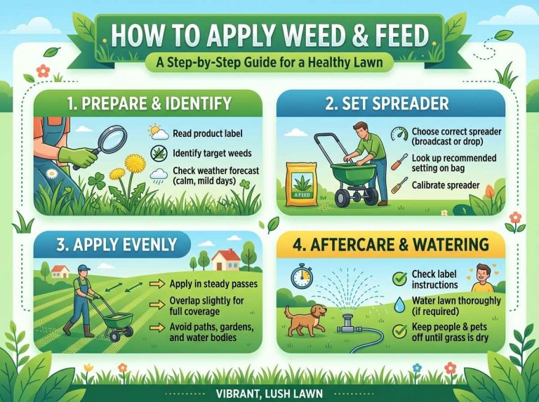 How to Apply Weed and Feed