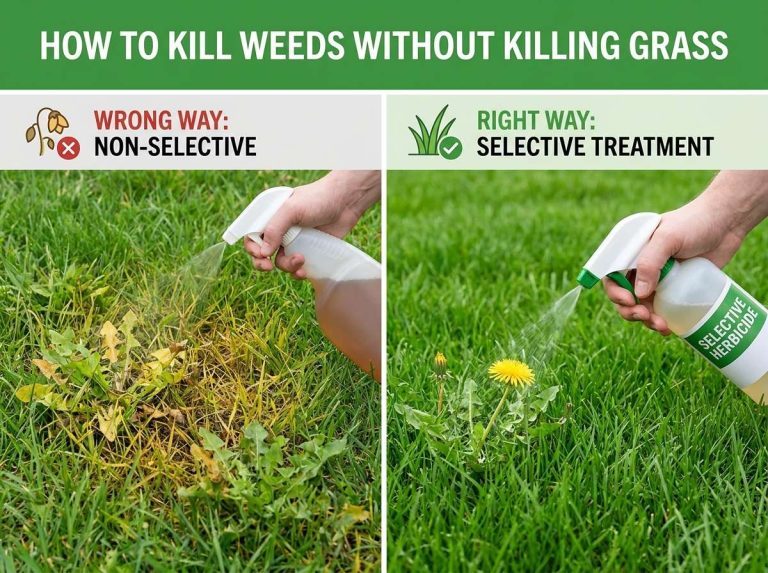 How to Kill Weeds Without Killing Grass