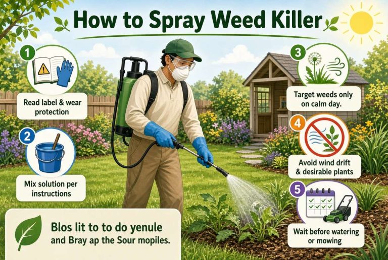 How to Spray Weed Killer